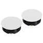 SONOS 3-Piece 8" Amplifier with In-Ceiling Speakers Set in Black and White, , large