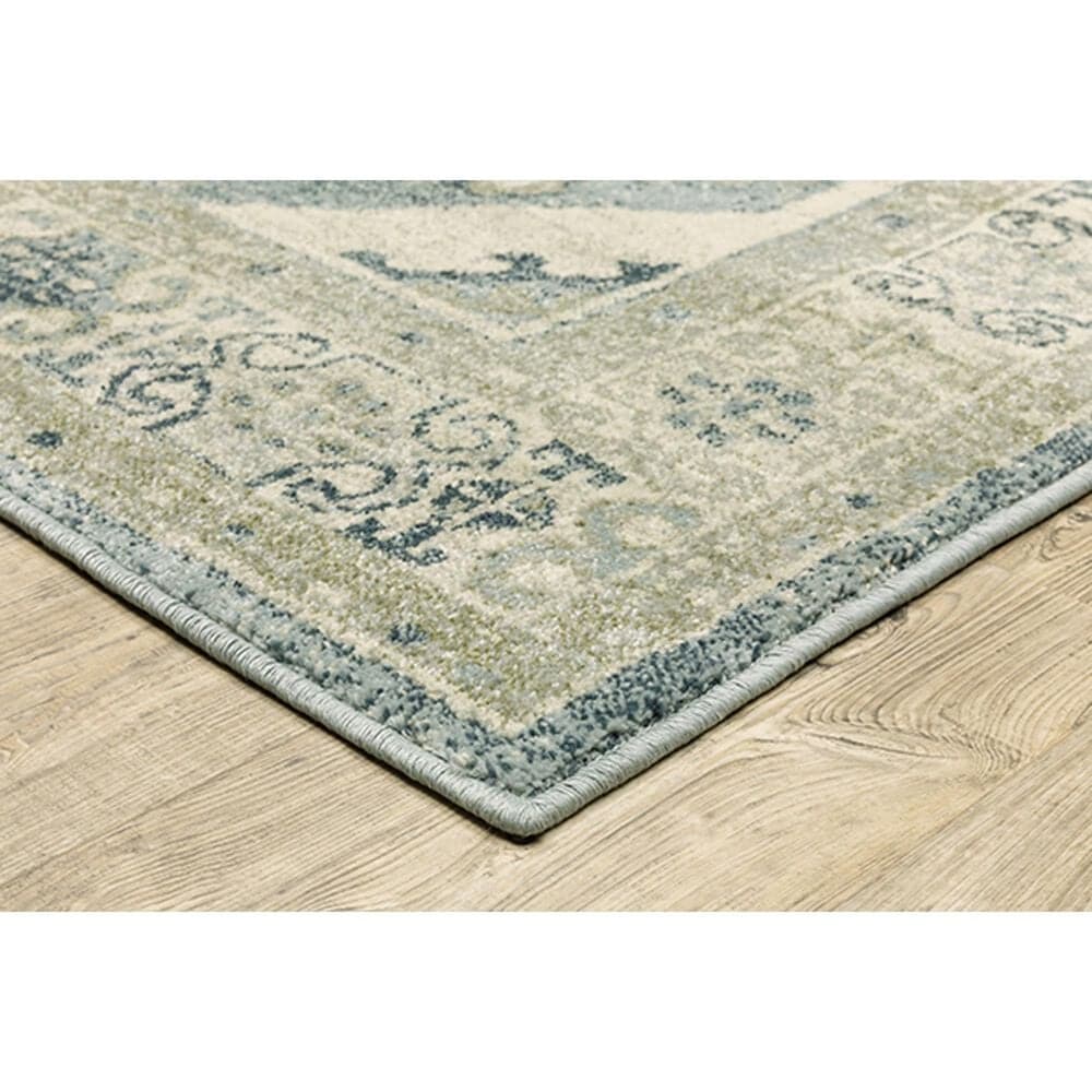 Oriental Weavers Branson 6&#39;7&quot; x 9&#39;2&quot; Blue and Beige Area Rug, , large