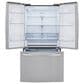 LG 23.0 cu. ft. French Door Refrigerator with Single Ice, , large