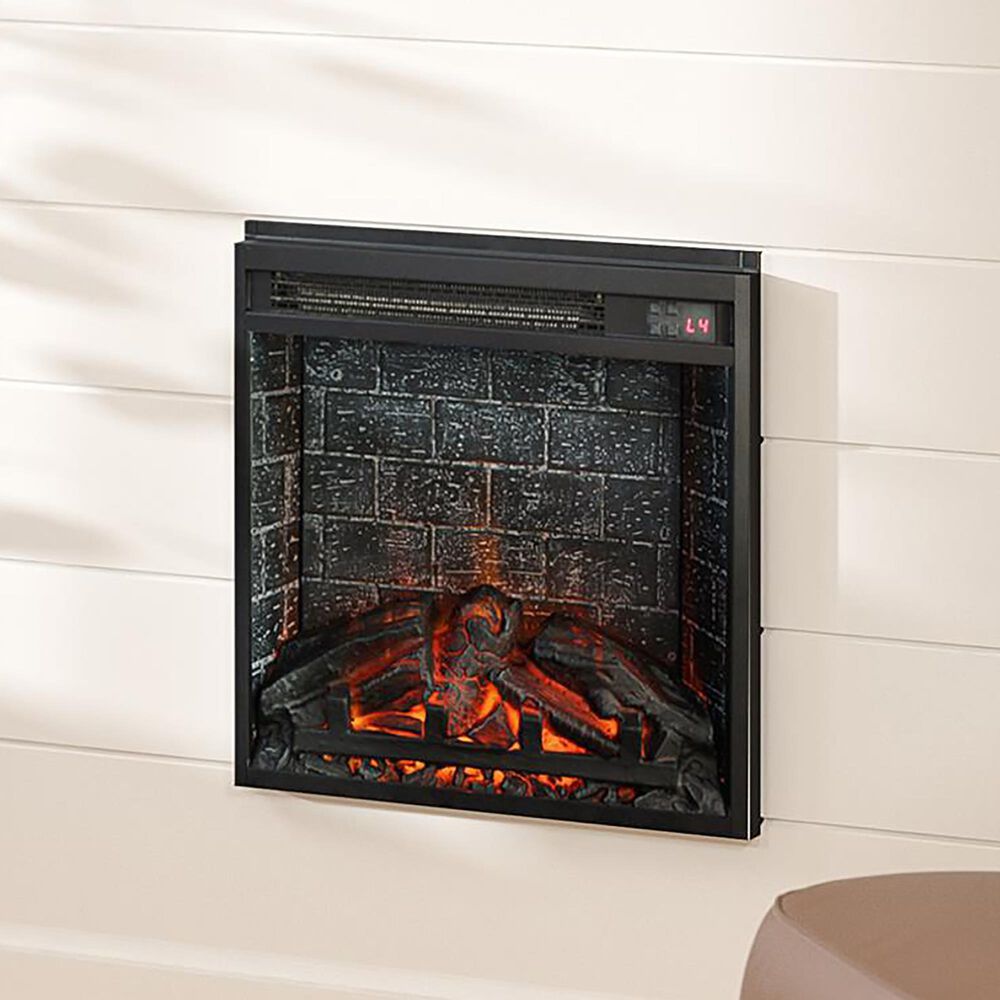 DHP 18&quot; Electric Fireplace Insert in Black, , large