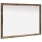 Ashley Chirason 51" 6-Drawer Dresser and Mirror in Brown, , large