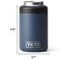 YETI Rambler 12 Oz Colster Can Cooler in White, Rescue Red and Badge, , large