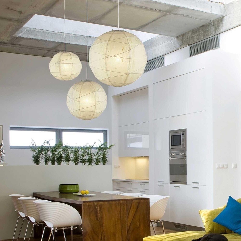 Adesso Orb Large Pendant in Natural, , large