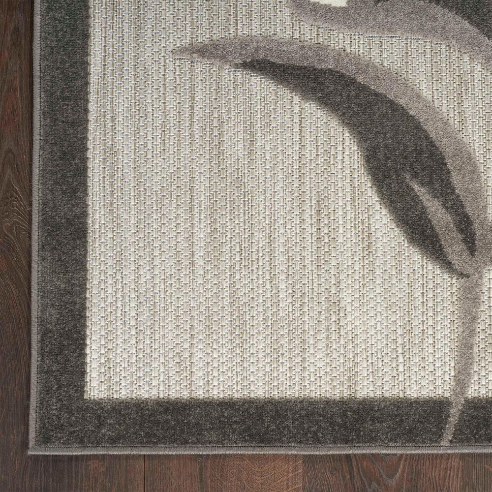 Nourison Aloha 2&#39;3&quot; x 12&#39; Beige Indoor/Outdoor Runner, , large
