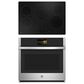 GE Profile 2-Piece Kitchen Package with 30" Built-In Single Wall Oven and Electric Cooktop in Stainless Steel and Black, , large