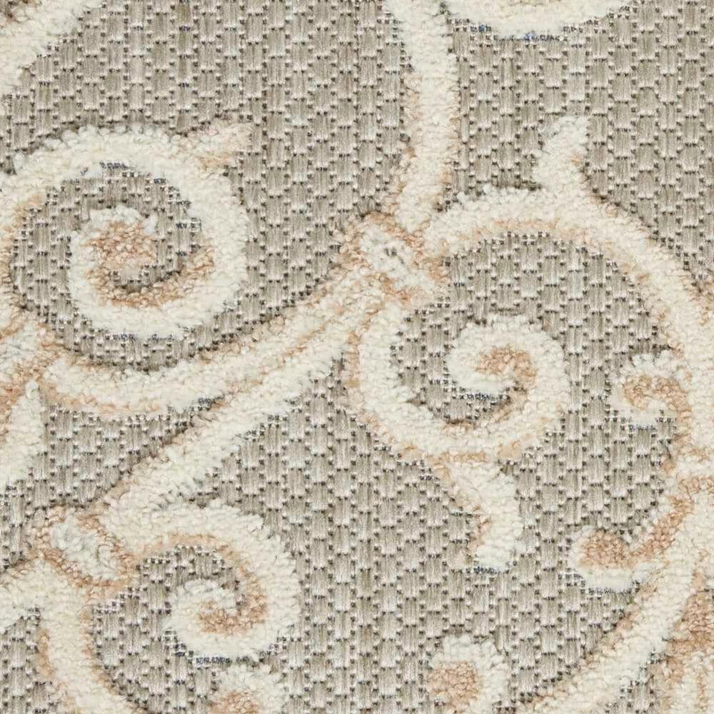 Nourison Aloha Damask 7&#39;10&quot; x 10&#39;6&quot; Natural Indoor/Outdoor Area Rug, , large