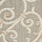 Nourison Aloha Damask 7"10" x 10"6" Natural Indoor/Outdoor Area Rug, , large