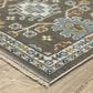 Oriental Weavers Keira Grey and Multicolor 9"10" x 12"10" Area Rug, , large