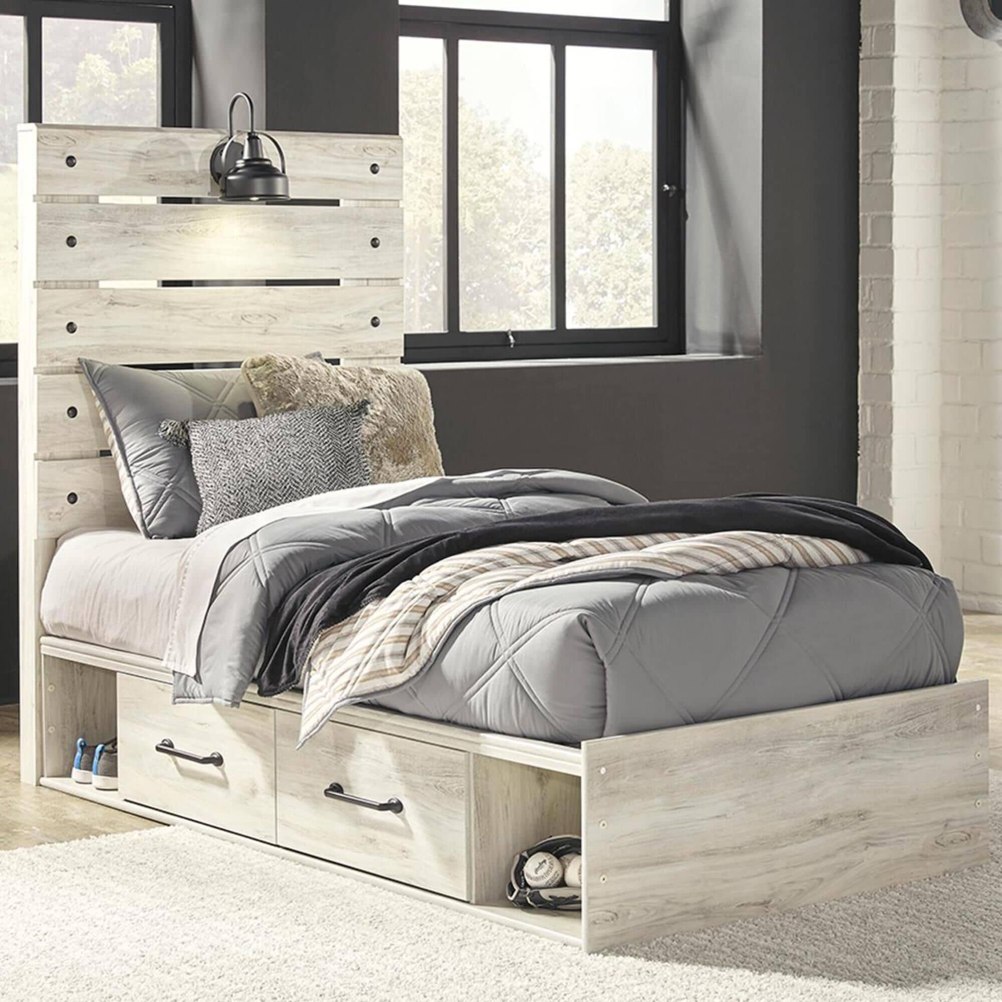 Signature Design by Ashley Cambeck Twin Single Storage Bed in