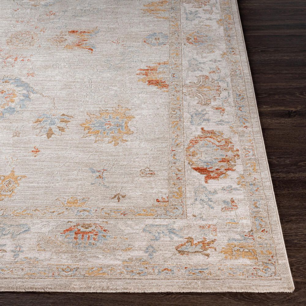 Surya Avant Garde 2&#39; x 3&#39; Orange, Blue and Beige Area Rug, , large