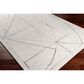 Surya Hightower Charcoal, White and Black 6" x 9" Area Rug, , large
