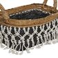 Maple and Jade Bohemian Banana Leaf Storage Basket in Ebony Black and Tawny Brown (Set of 3), , large