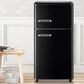 HOMLUX 3.5 Cu. Ft. Top Freezer Refrigerator with Dual Doors and Adjustable Shelves in Black, , large