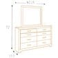 Ashley Culverbach 6 Drawer Dresser and Mirror in Driftwood Gray, , large