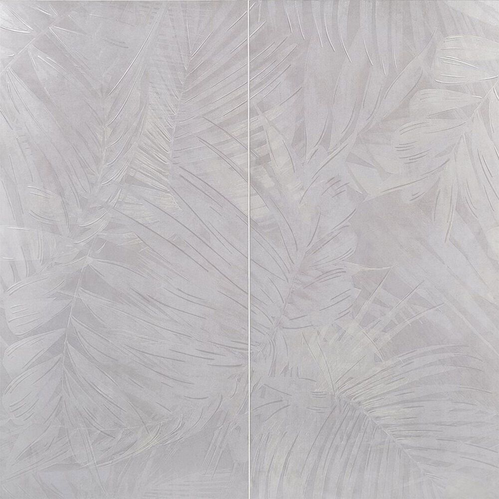 Soho Studio Artscape Cotton Garden White 24" x 48" Porcelain Tile, , large