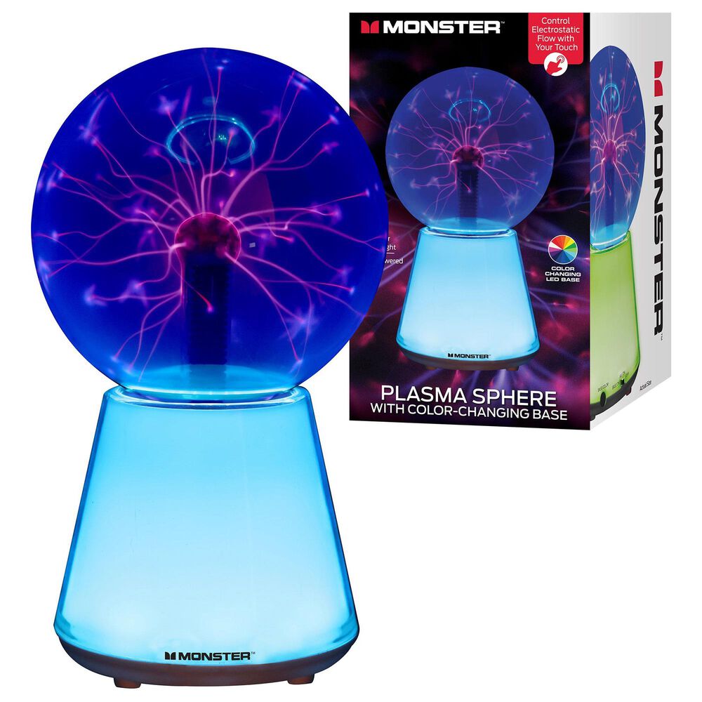 Monster Illuminessence Plasma Sphere with Timer Mode in Multicolor, , large
