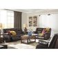 Signature Design by Ashley Levelland Reclining Sofa In Cafe, , large