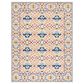 Safavieh Micro-Loop 8" x 10" Beige and Blue Area Rug, , large
