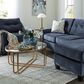 Ashley Amity Bay Arm Chair in Ink, , large
