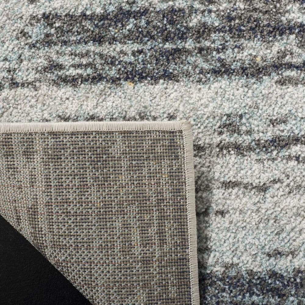 Safavieh Adirondack ADR201F 4&#39; x 6&#39; Light Grey and Black Area Rug, , large