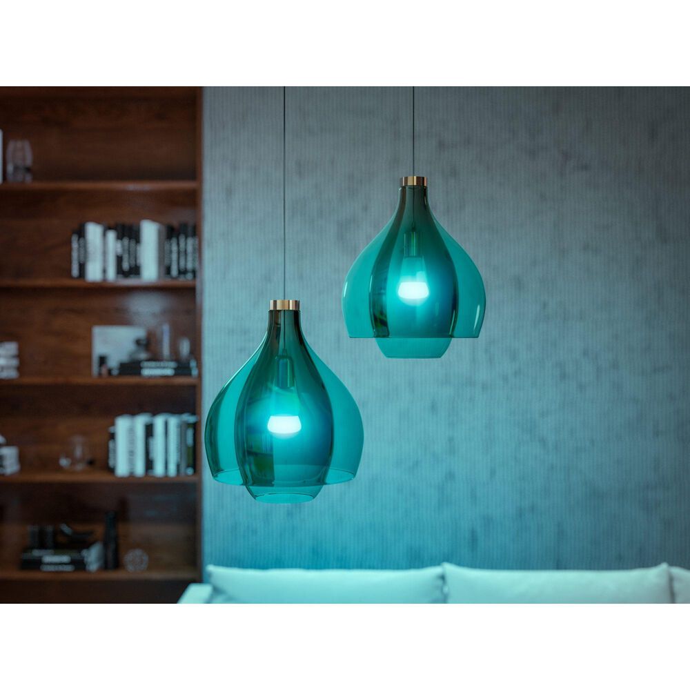 Philips E26 Color Ambiance Smart LED Bulb in White, , large