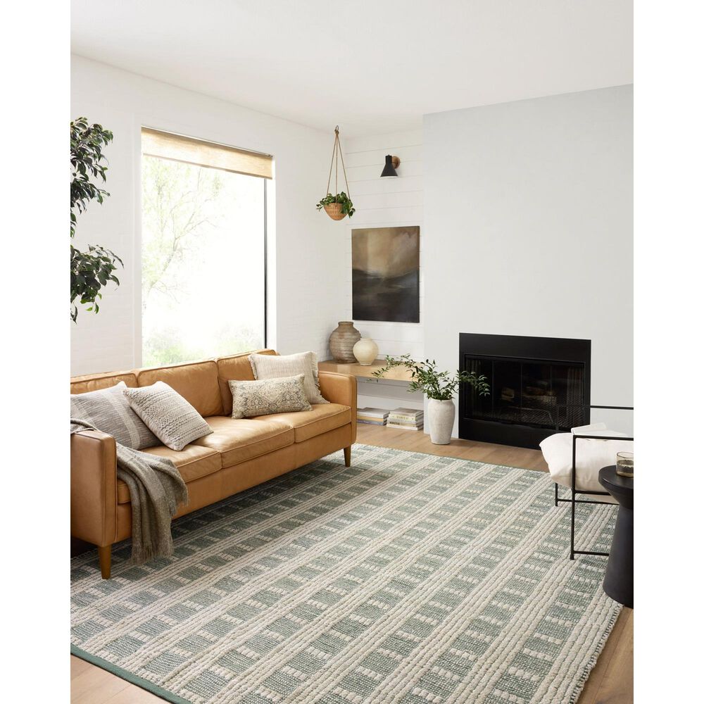 Angela Rose Colton 5&#39; x 7&#39; Ivory and Sage Area Rug, , large