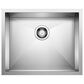 Blanco Quatrus 22" Small Single Undermount Sink in Stainless Steel, , large