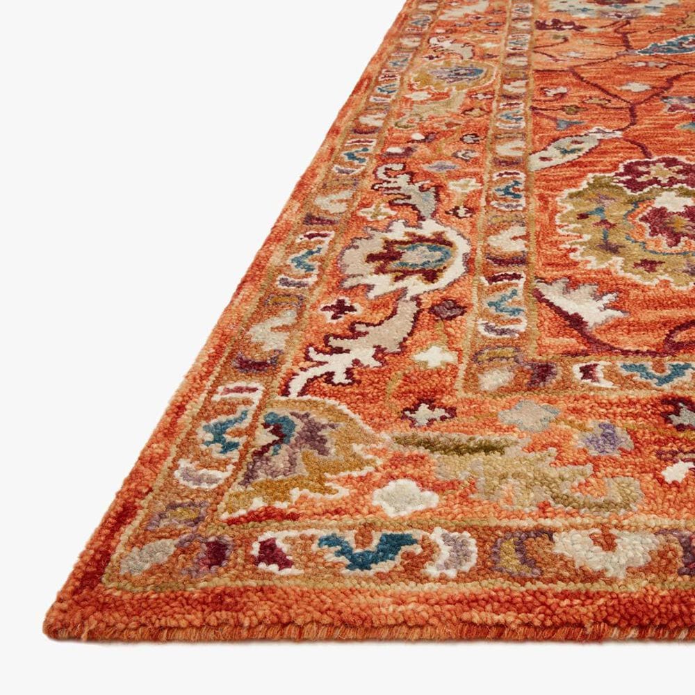 Loloi Padma PMA-01 5&#39; x 7&#39;6&quot; Orange Area Rug, , large