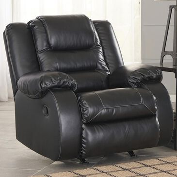 Signature Design by Ashley Vacherie Rocker Recliner in Black, , large