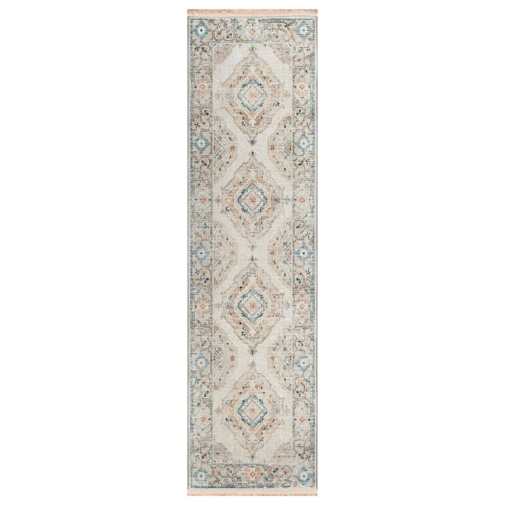 Dalyn Rug Company Marbella 2"3" x 7"6" Ivory Runner, , large