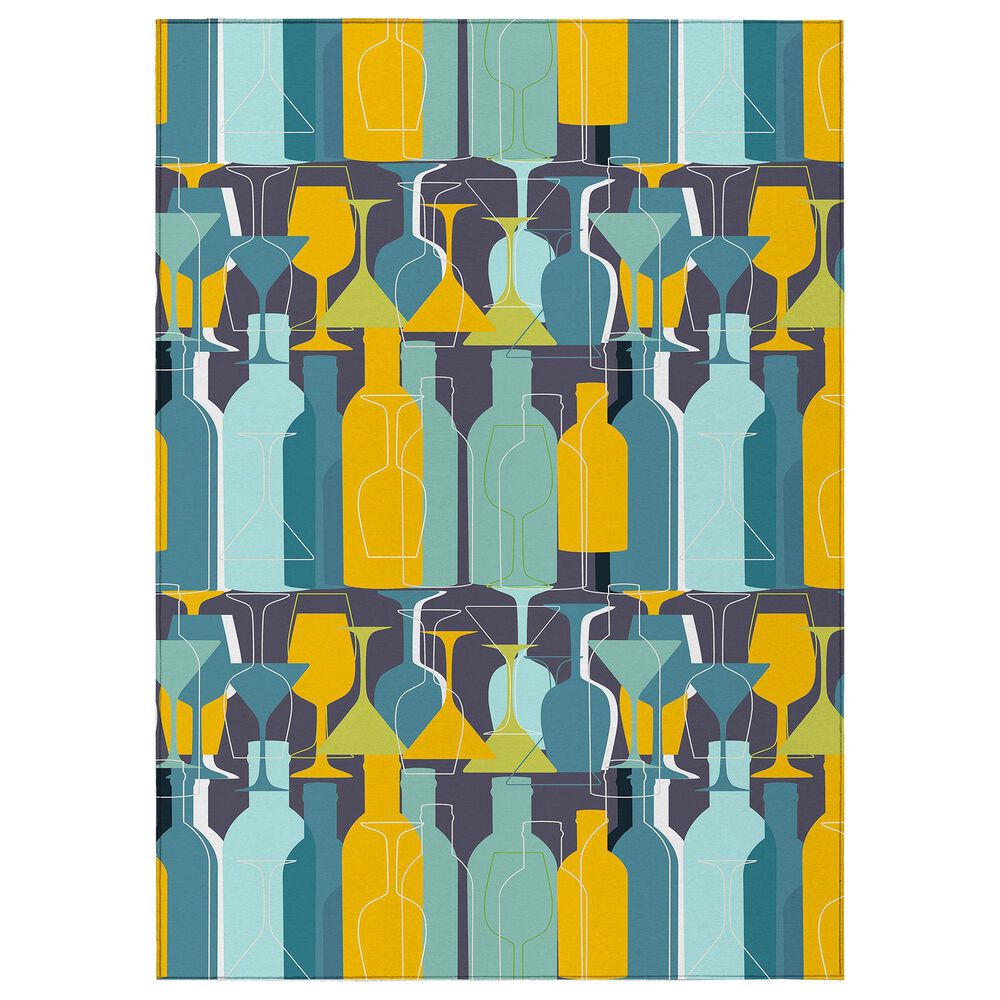 Dalyn Rug Company Kendall KE13 5" x 7"6" Ink Area Rug, , large