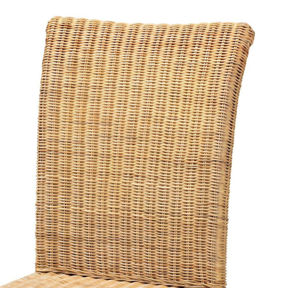 Baxton Studio Shamara Side Chair in Natural Brown and Walnut Brown, , large