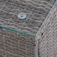 CorLiving Parksville Patio Coffee Table in Blended Grey, , large