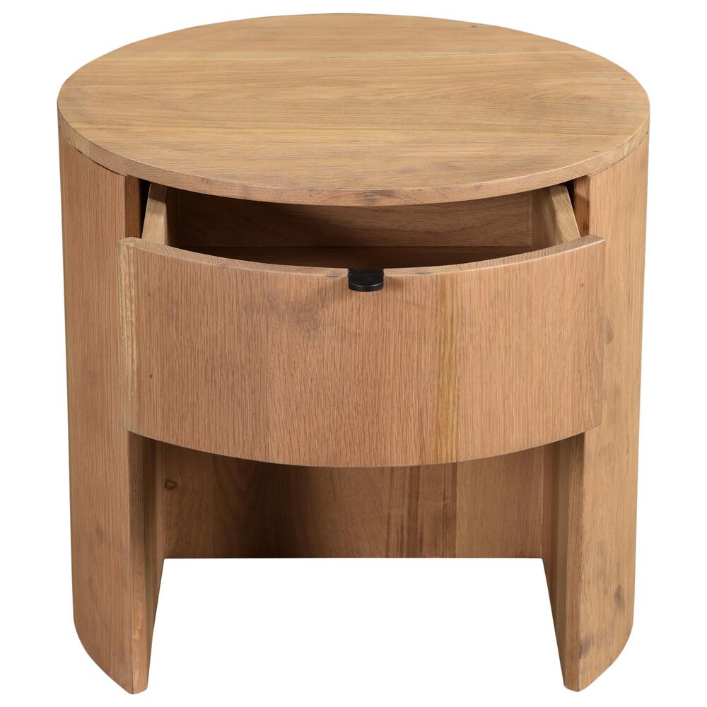 Moe&#39;s Home Collection Theo 1 Drawer Nightstand in Natural, , large