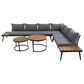 HOMLUX 6-Piece Outdoor Sectional Set in Gray, , large