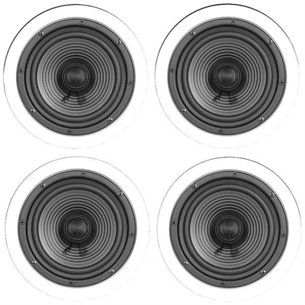 Architech 6.5" Premium Series Ceiling Speakers, Contractor 4pk, , large