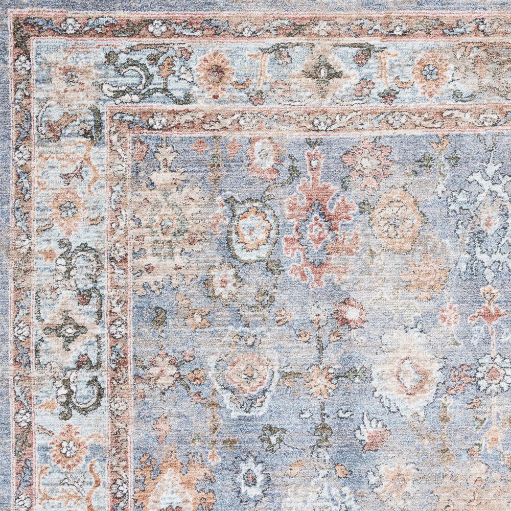 Safavieh Jasmine 2&#39;2&quot; x 9&#39; Blue and Gold Runner, , large