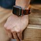 Bluebonnet Cases Band Leather for Apple Watch in Bordeaux Brown, , large