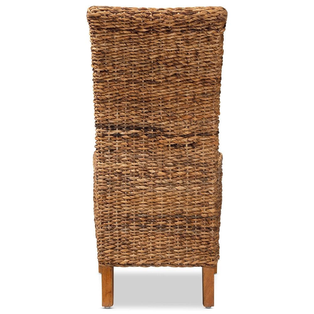 Baxton Studio Trianna Side Chair in Brown and Natural Brown, , large