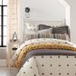 Amity Home Astrid 3-Piece King Quilt Set in Natural with Gray, , large