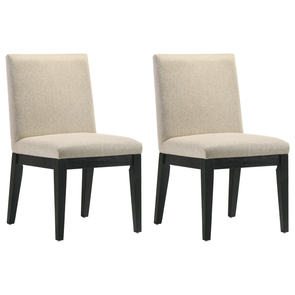 HOMLUX Side Chair in Ebony Black (Set of 2), , large