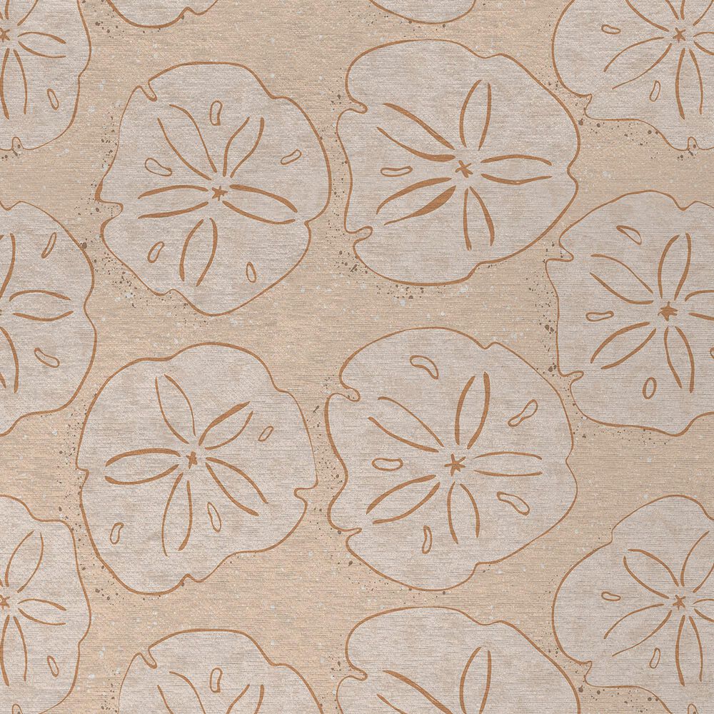 Dalyn Rug Company Seabreeze 8&#39; Round Peach Area Rug, , large