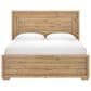 Ashley Galliden King Panel Bed in Light Brown, , large