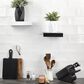 Soho Studio Atmosphere White 5" x 10" Ceramic Tile, , large