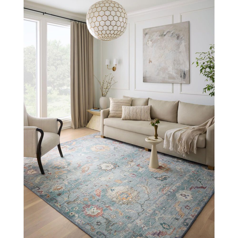 Loloi II Margot 5&#39; x 7&#39;6&quot; Denim and Multicolor Area Rug, , large