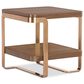 Hooker Furniture Eleana End Table in Light Caramel and Sunlit Bronze, , large