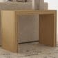 Flexsteel Waterfall Accent Table in Light Oak, , large