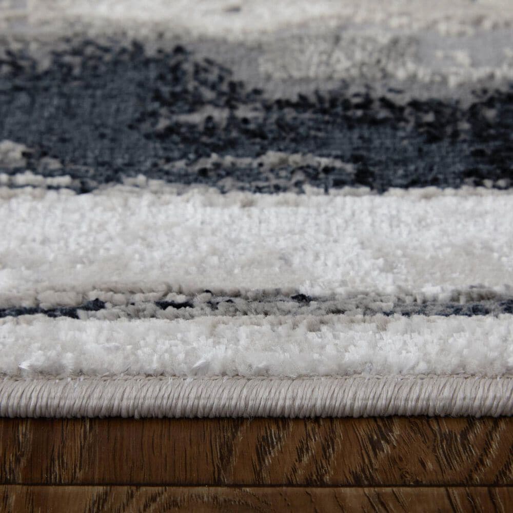 Feizy Micah 8&#39; x 10&#39; Silver Area Rug, , large