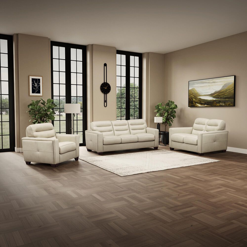 Hydeline Monticello Stationary Sofa and Loveseat Set in Berlin Natural, , large