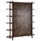 Classic Home Redford 81" Tall Bookcase in Bark Brown, , large